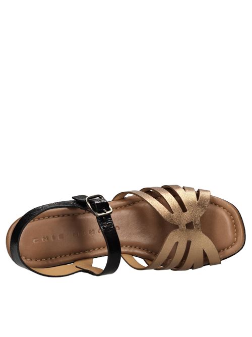 Zeppe modello Donita Dali in pelle CHIE MIHARA | DONITA DALINERO-ORO